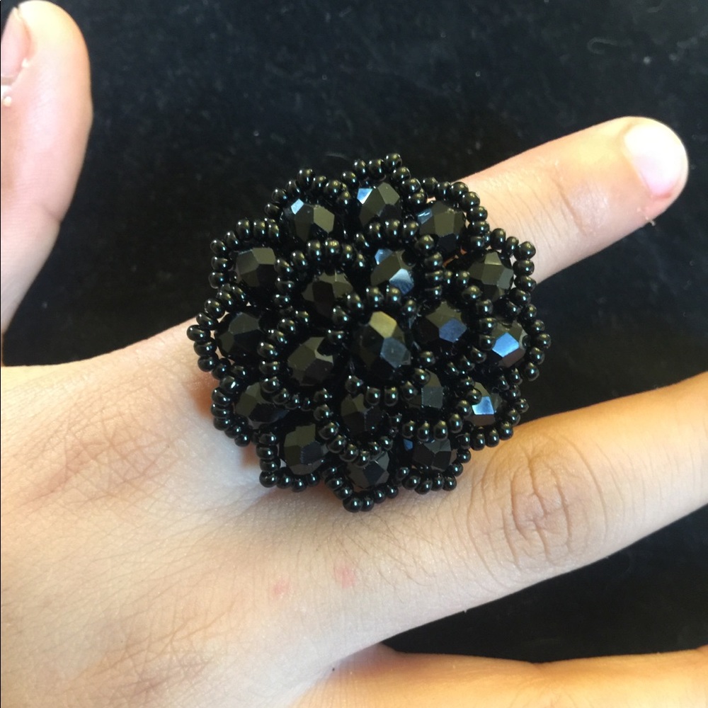 Black Hand Crafted Ring